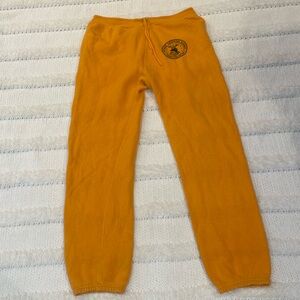 Vintage 1985 Officer training school USAF Air Force gold sweatpants adult size M